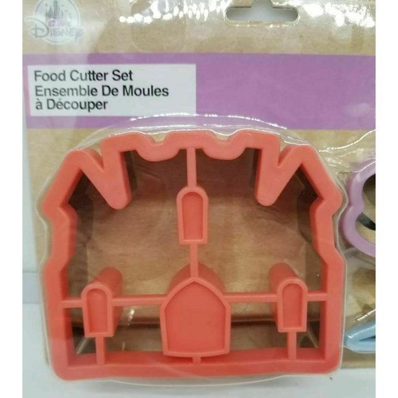 Disney Eats Princess Food Cutter Set castle seashell slipper baking disneyland - Picture 3 of 4